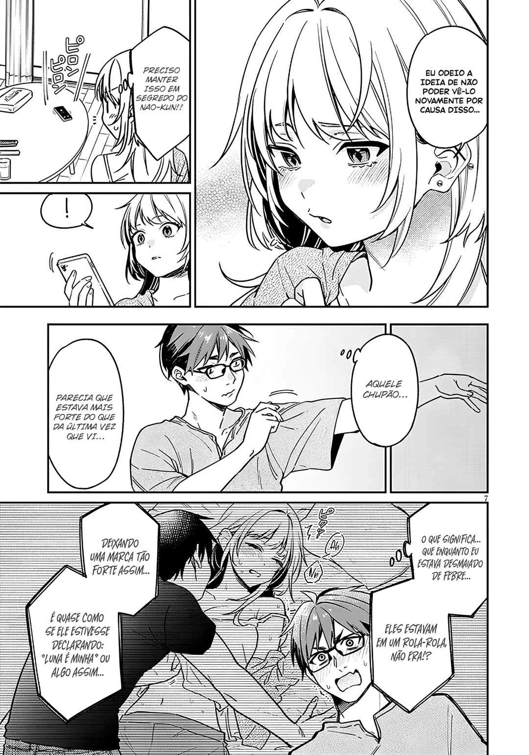 Kuse Tsuyo Kanojo wa Toko ni Izanau — Cap. 9, pág. 8
