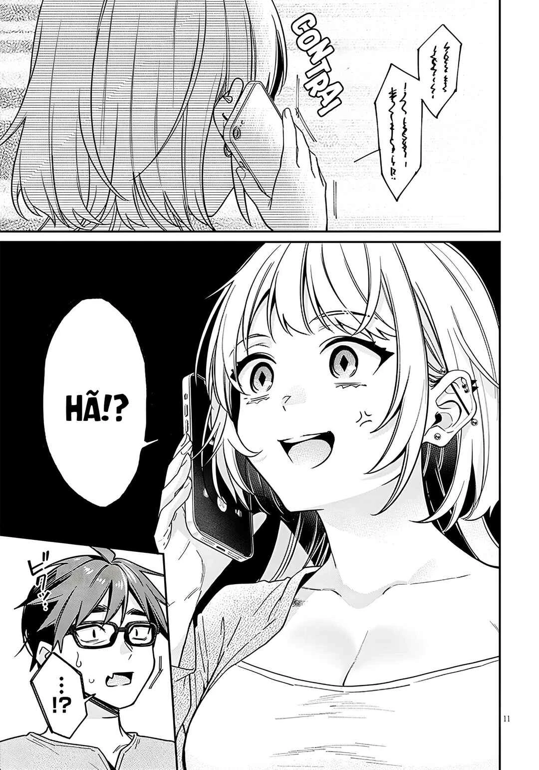 Kuse Tsuyo Kanojo wa Toko ni Izanau — Cap. 9, pág. 12