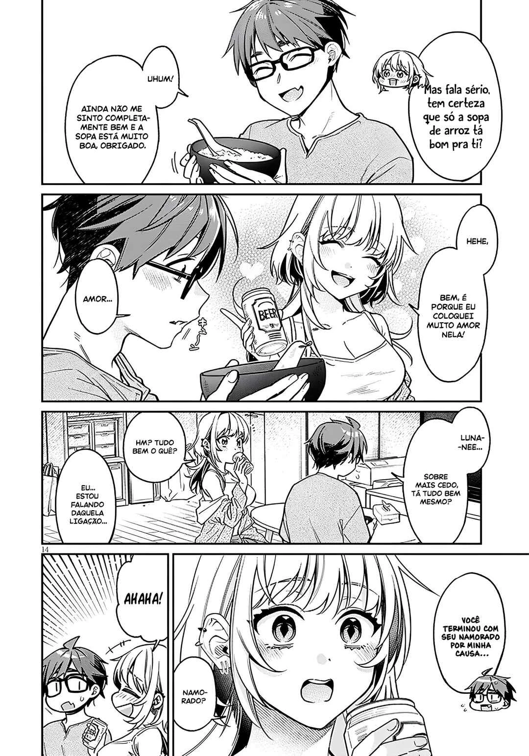 Kuse Tsuyo Kanojo wa Toko ni Izanau — Cap. 9, pág. 15