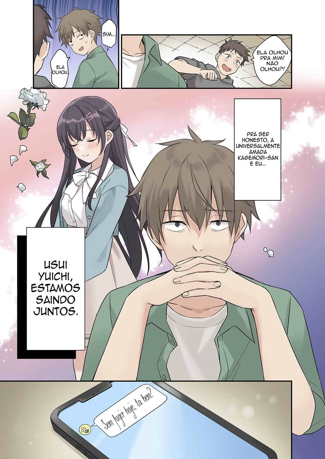 Lying Girlfriend Kagemori-san — Cap. 1, pág. 7