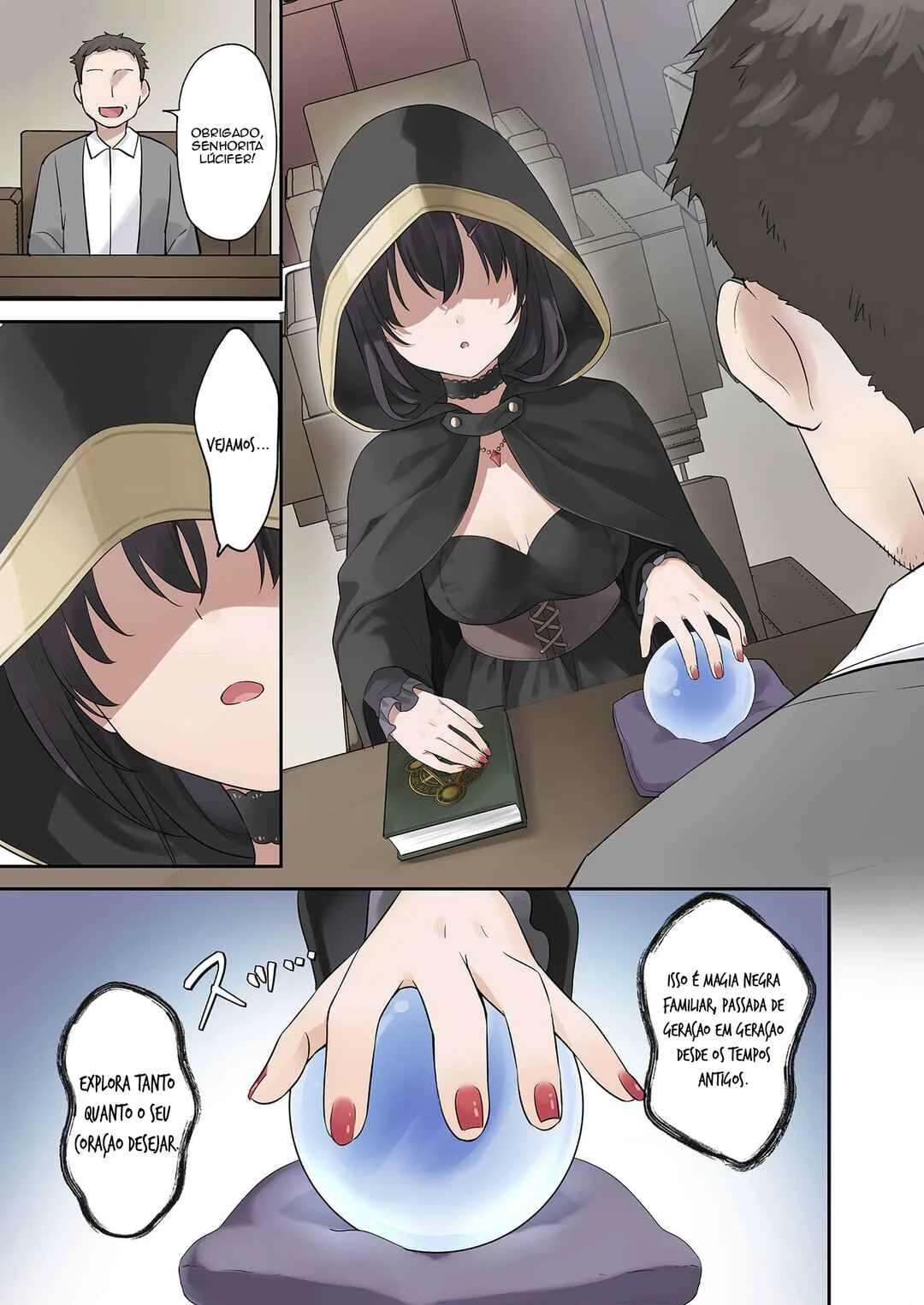 Lying Girlfriend Kagemori-san — Cap. 1, pág. 9