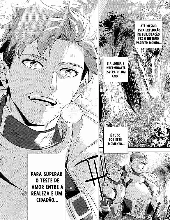 Netorare Tsuihousareta Saikyou Kishi Danchou no Ossan, Katainaka de Eiyuu ni Matsuriagerareru — Cap. 1, pág. 14