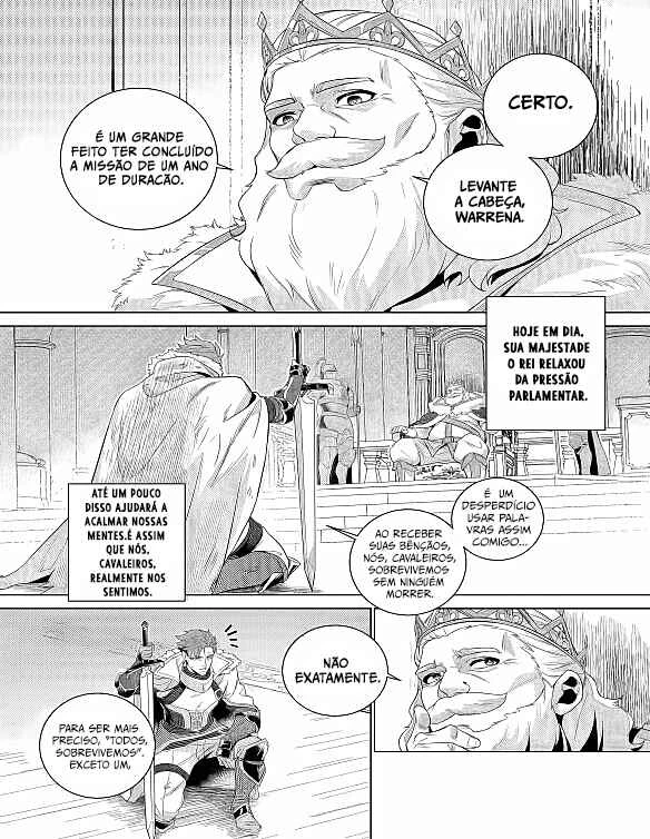Netorare Tsuihousareta Saikyou Kishi Danchou no Ossan, Katainaka de Eiyuu ni Matsuriagerareru — Cap. 1, pág. 19