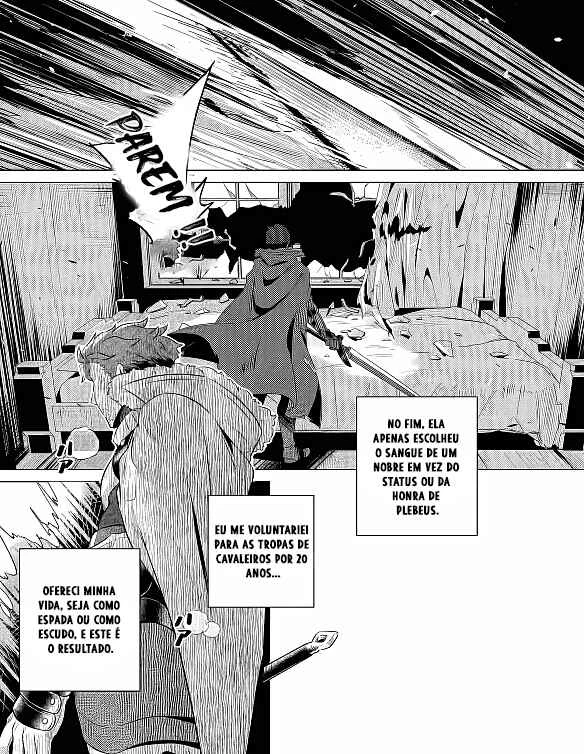 Netorare Tsuihousareta Saikyou Kishi Danchou no Ossan, Katainaka de Eiyuu ni Matsuriagerareru — Cap. 1, pág. 28