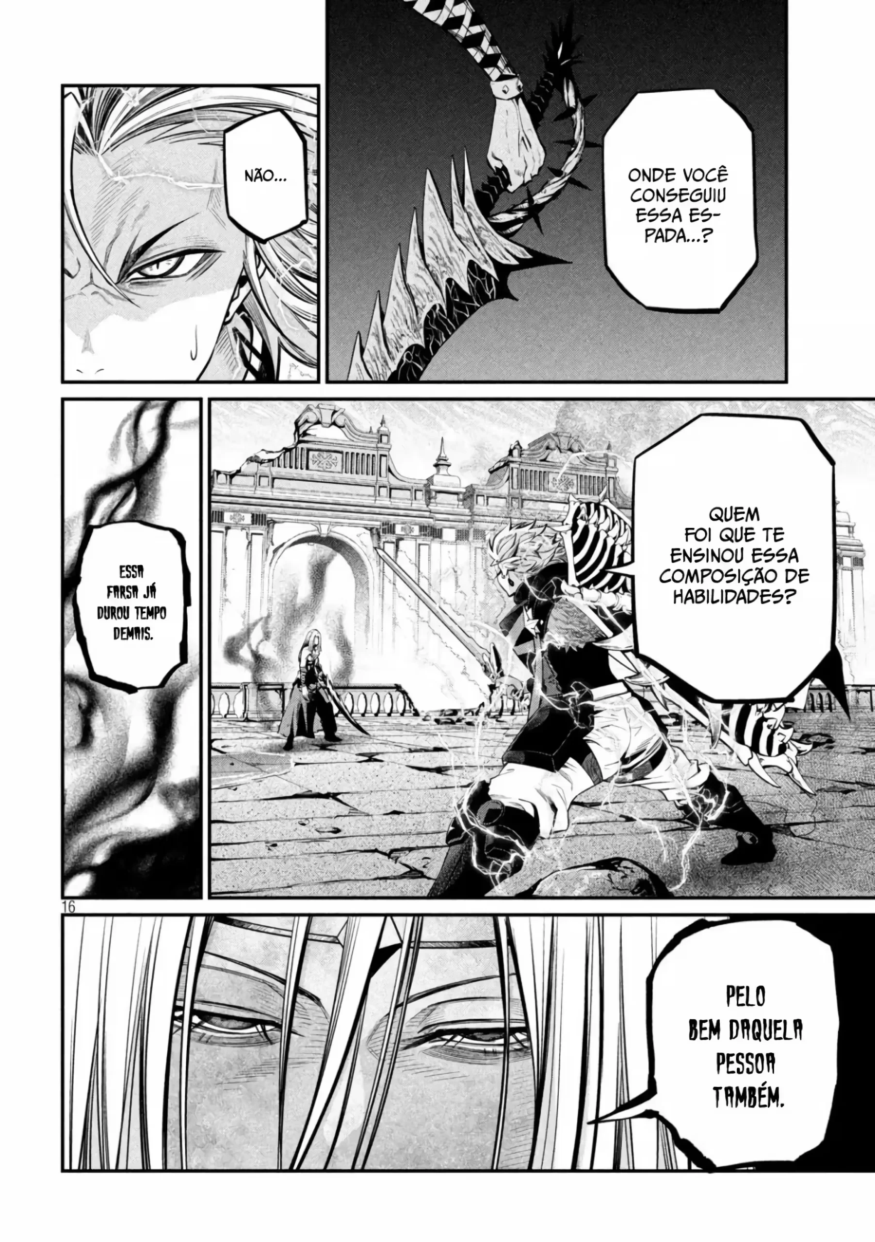 Tsuihou sareta Tensei Juukishi wa Game Chishiki de Musou suru — Cap. 102, pág. 17
