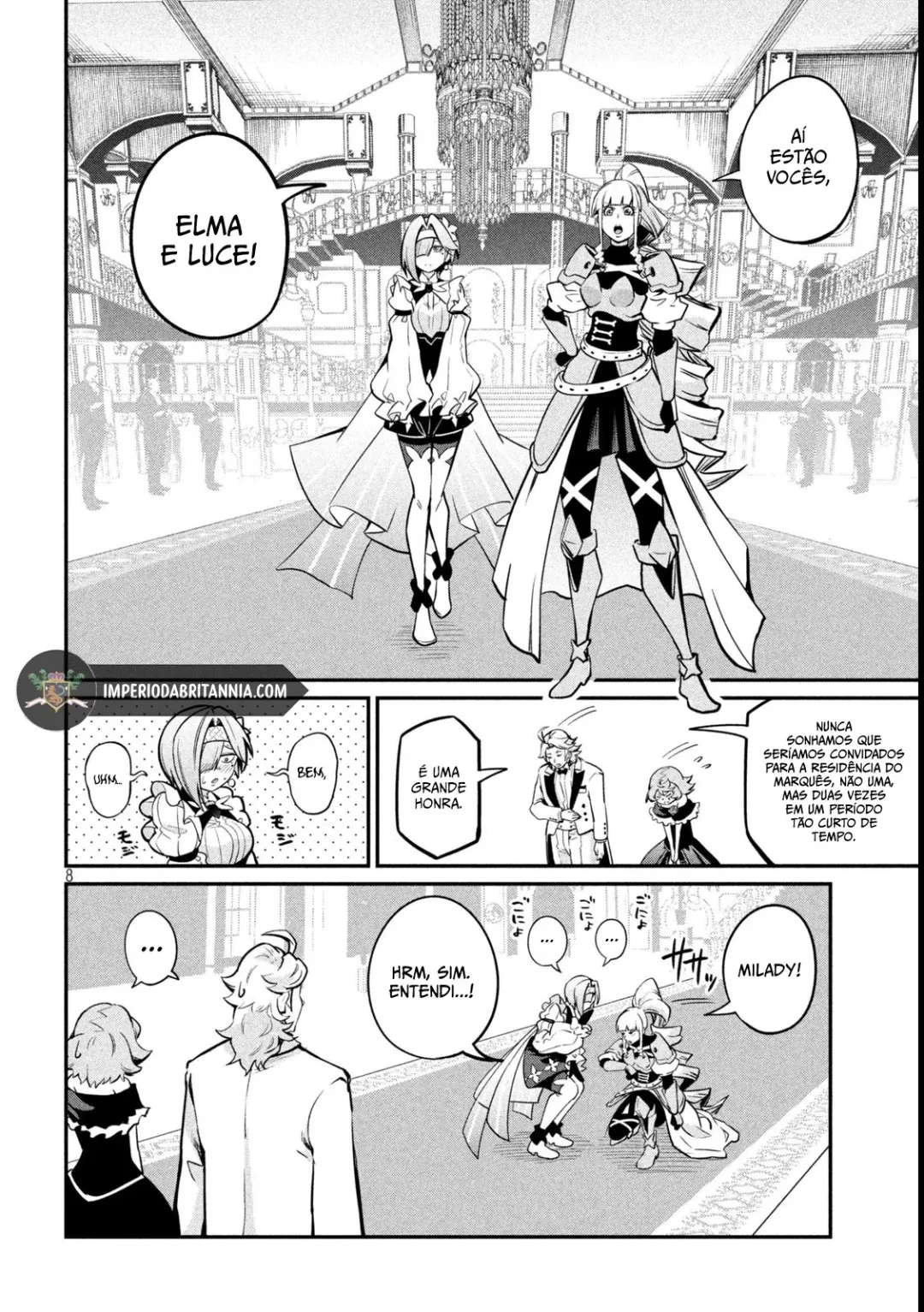 Tsuihou sareta Tensei Juukishi wa Game Chishiki de Musou suru — Cap. 107, pág. 10
