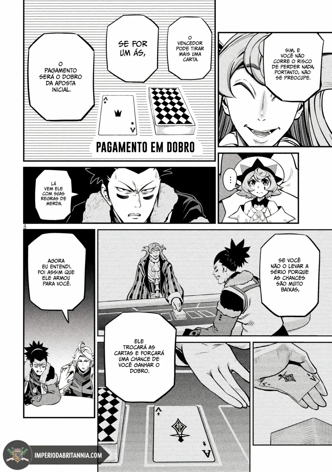 Tsuihou sareta Tensei Juukishi wa Game Chishiki de Musou suru — Cap. 110, pág. 10