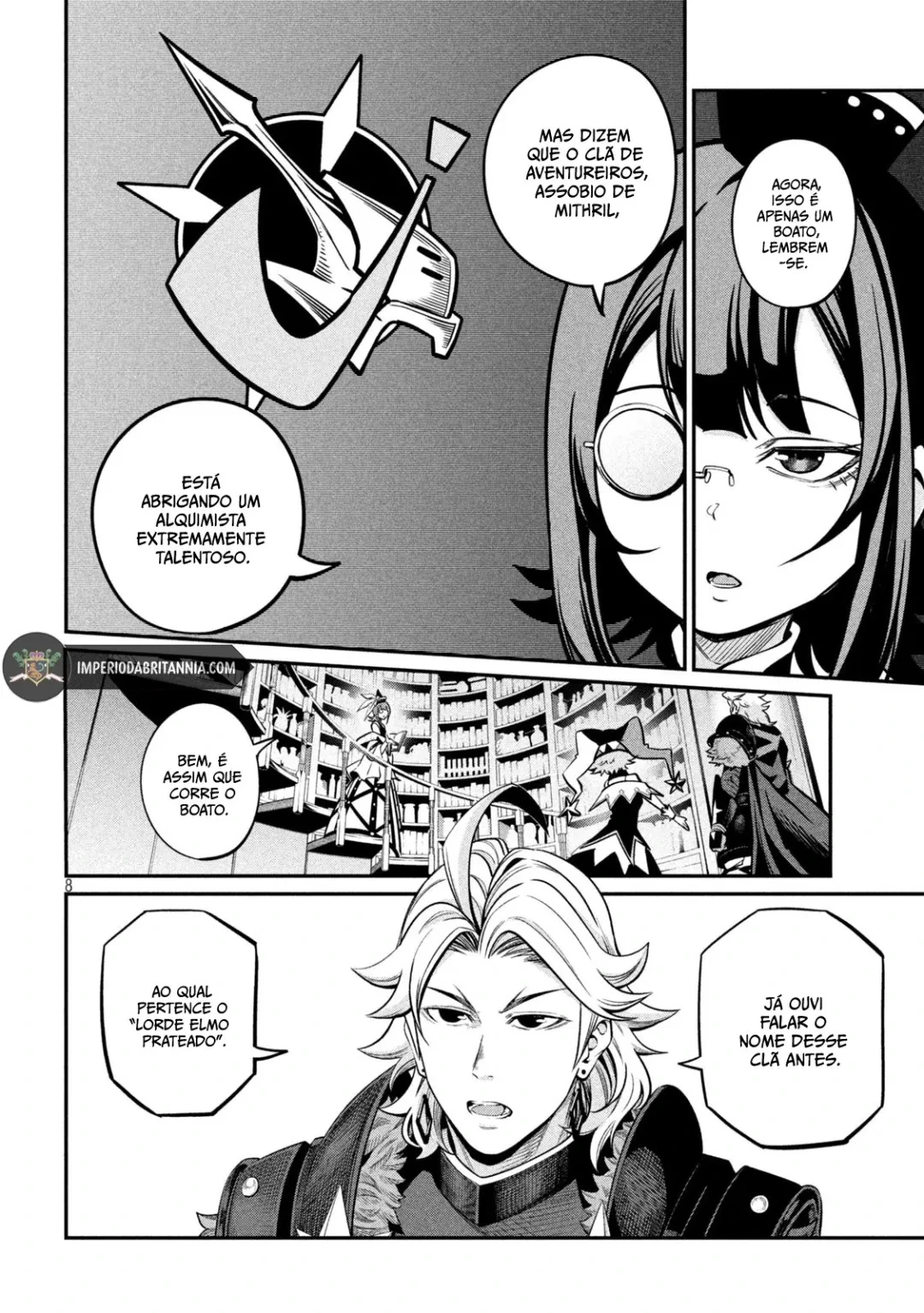 Tsuihou sareta Tensei Juukishi wa Game Chishiki de Musou suru — Cap. 112, pág. 10