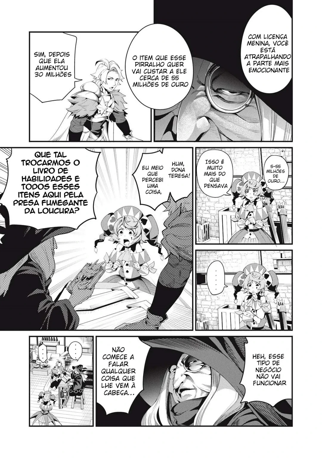 Tsuihou sareta Tensei Juukishi wa Game Chishiki de Musou suru — Cap. 23, pág. 12
