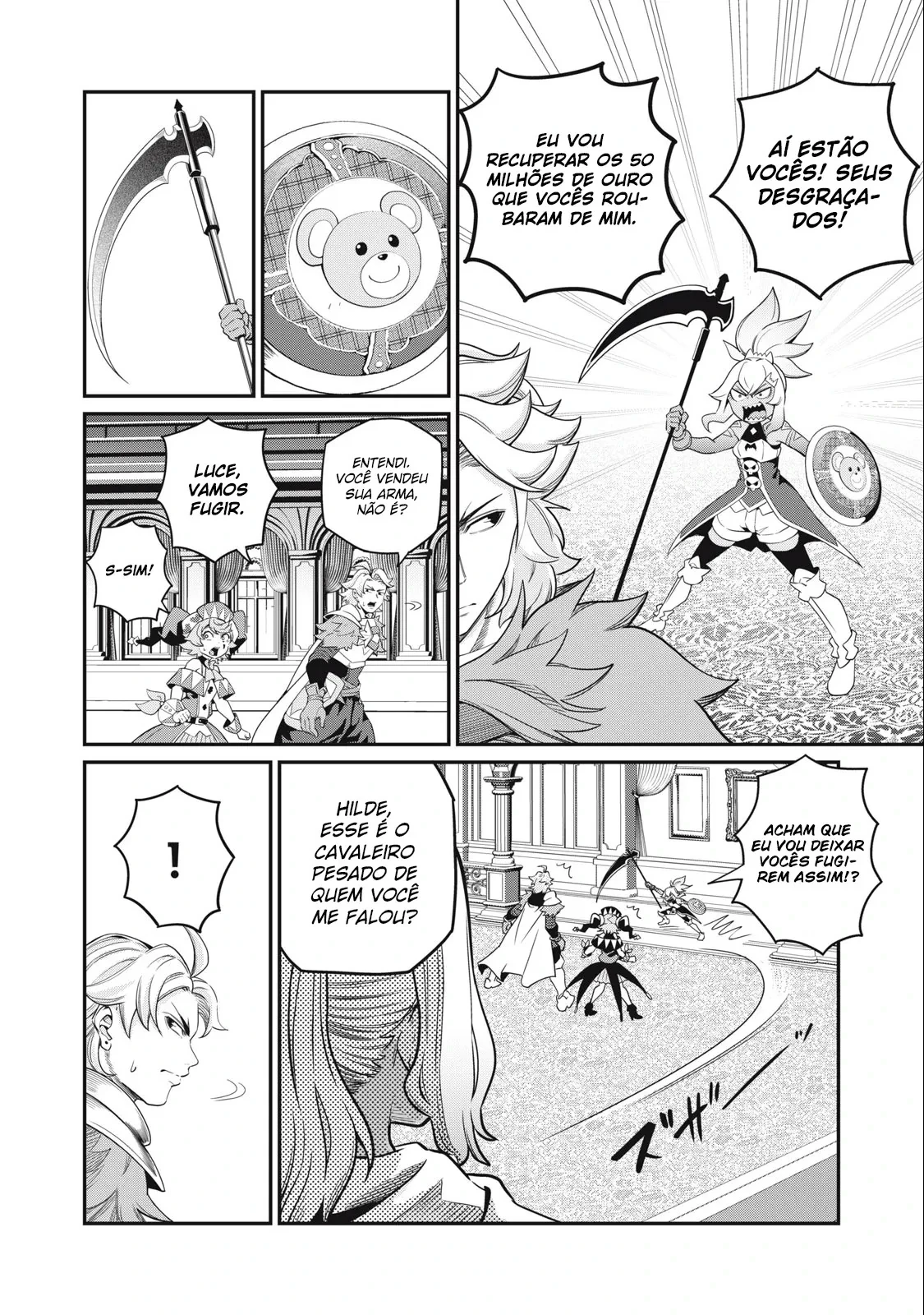 Tsuihou sareta Tensei Juukishi wa Game Chishiki de Musou suru — Cap. 48, pág. 3