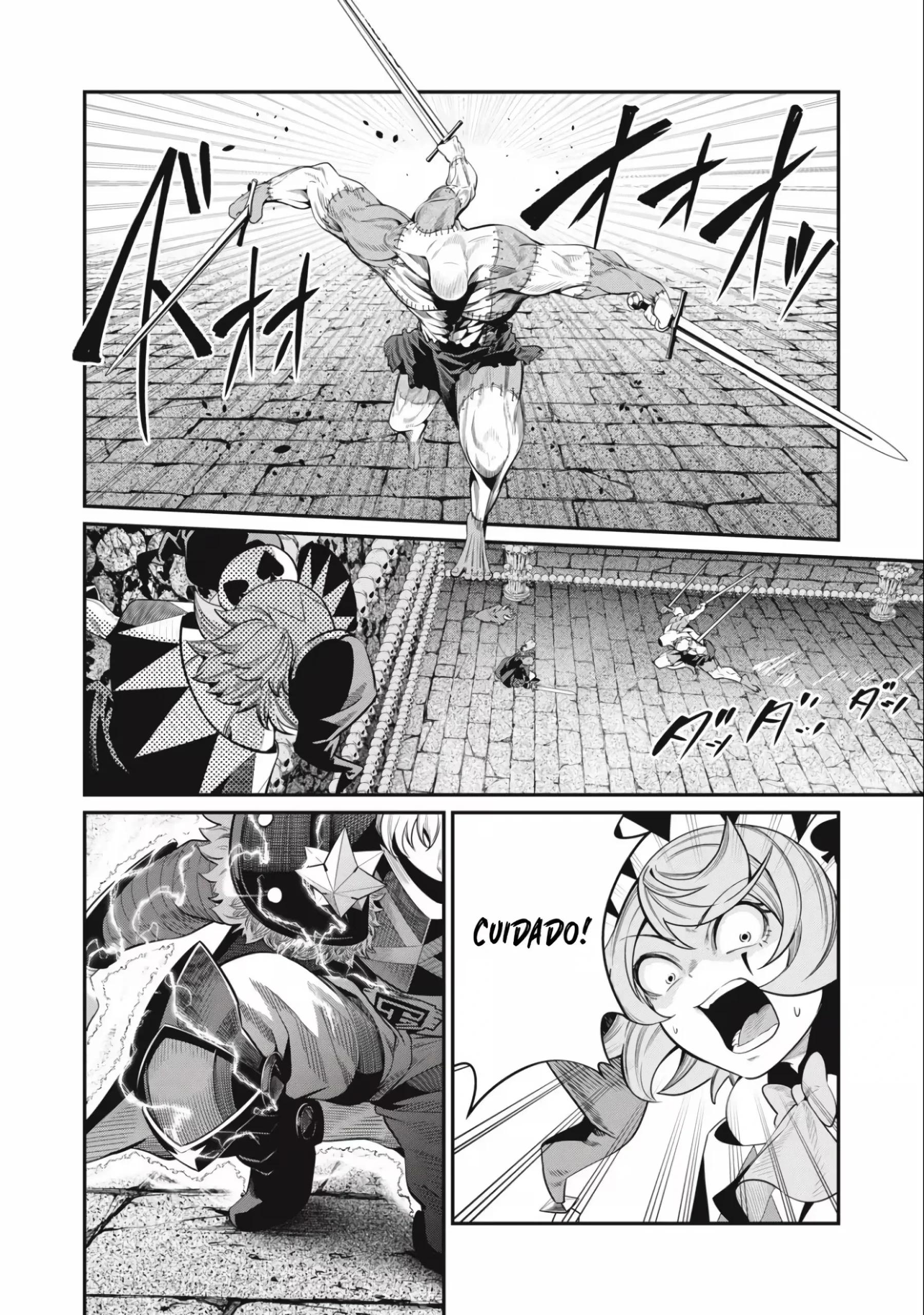 Tsuihou sareta Tensei Juukishi wa Game Chishiki de Musou suru — Cap. 56, pág. 4