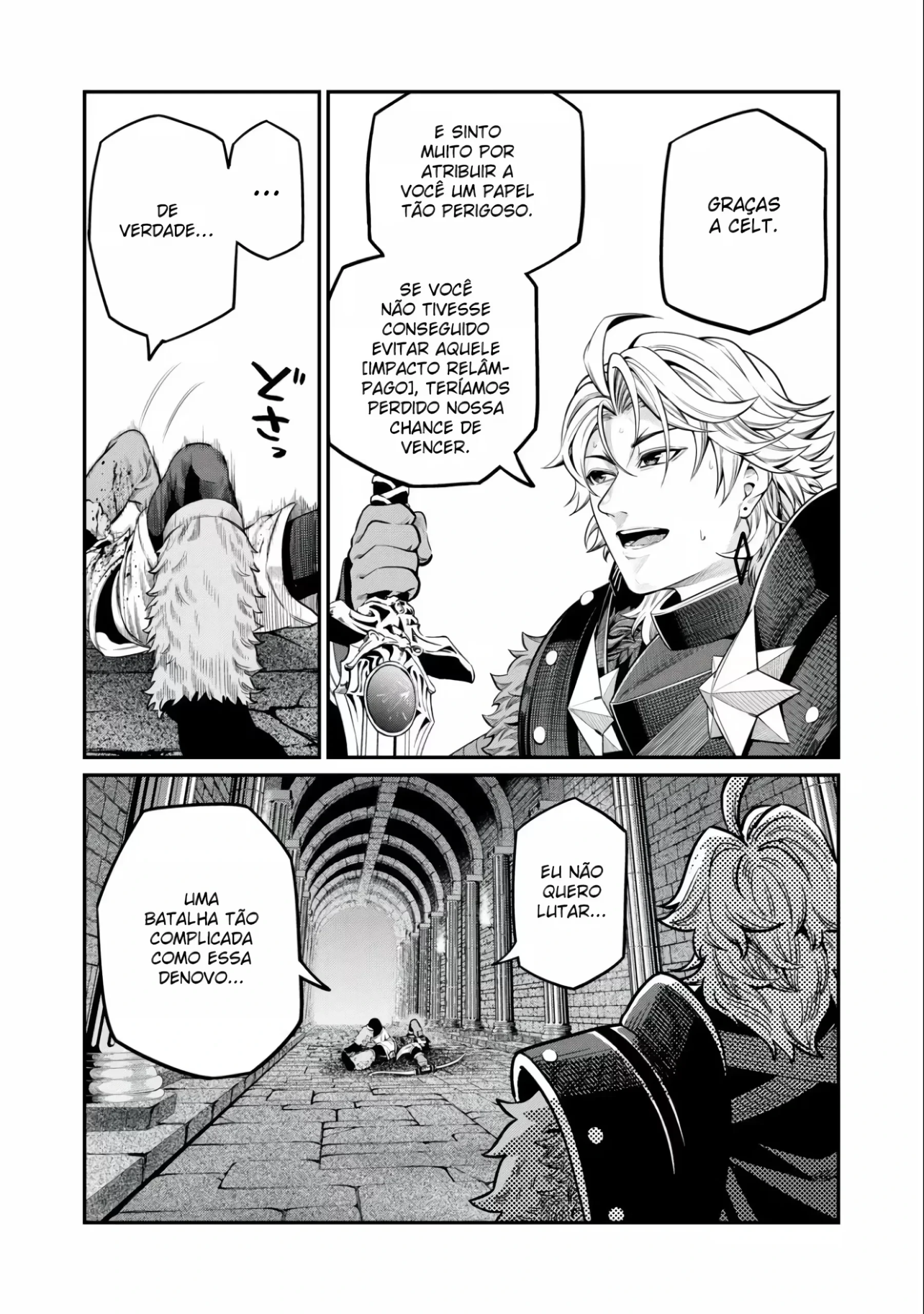 Tsuihou sareta Tensei Juukishi wa Game Chishiki de Musou suru — Cap. 63, pág. 17