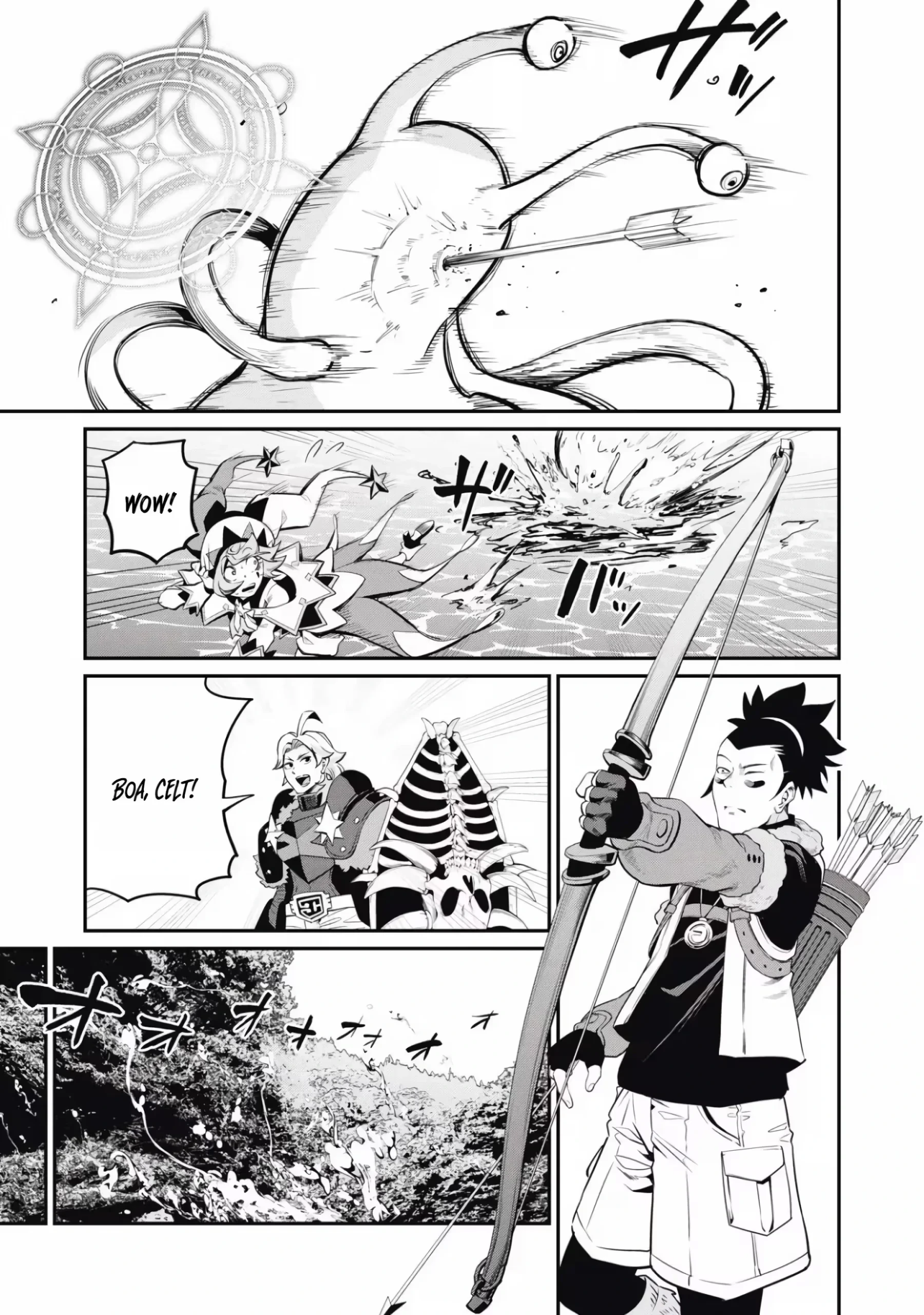 Tsuihou sareta Tensei Juukishi wa Game Chishiki de Musou suru — Cap. 91, pág. 14