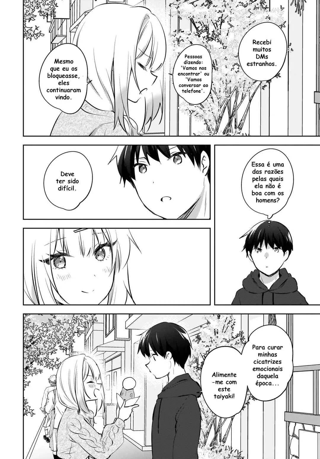 Ushiro no Seki no Gal ni Sukarete Shimatta.: Mou Ore wa Dame kamo Shirenai. — Cap. 12, pág. 17