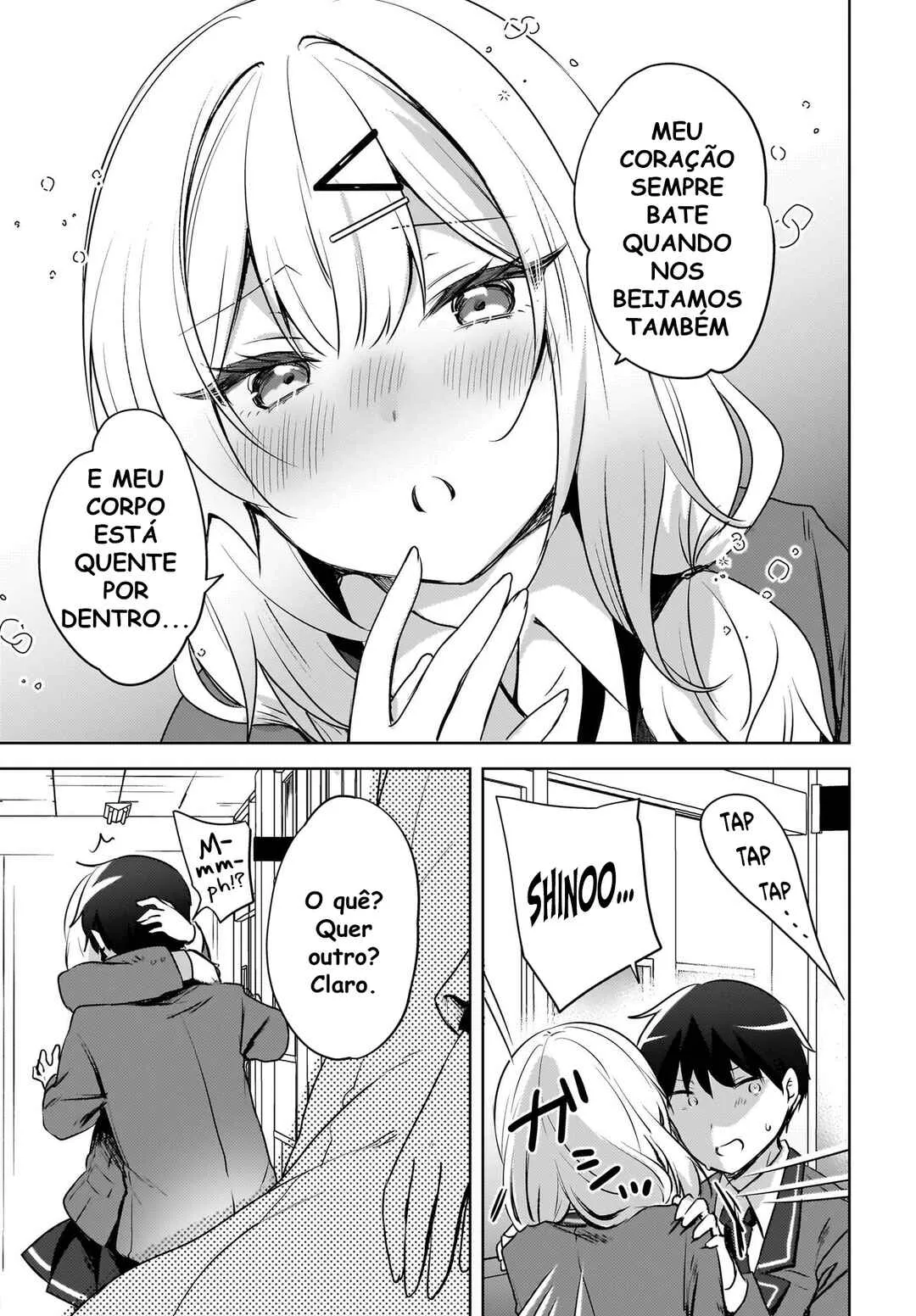 Ushiro no Seki no Gal ni Sukarete Shimatta.: Mou Ore wa Dame kamo Shirenai. — Cap. 15, pág. 8