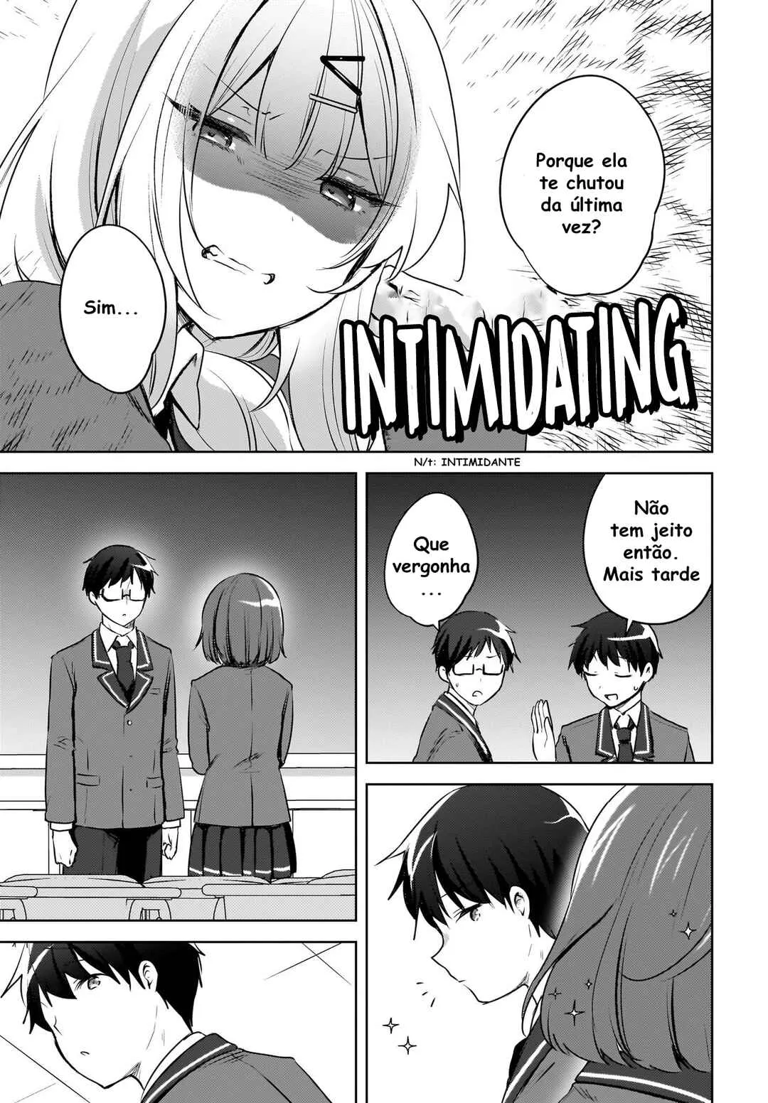 Ushiro no Seki no Gal ni Sukarete Shimatta.: Mou Ore wa Dame kamo Shirenai. — Cap. 15, pág. 12