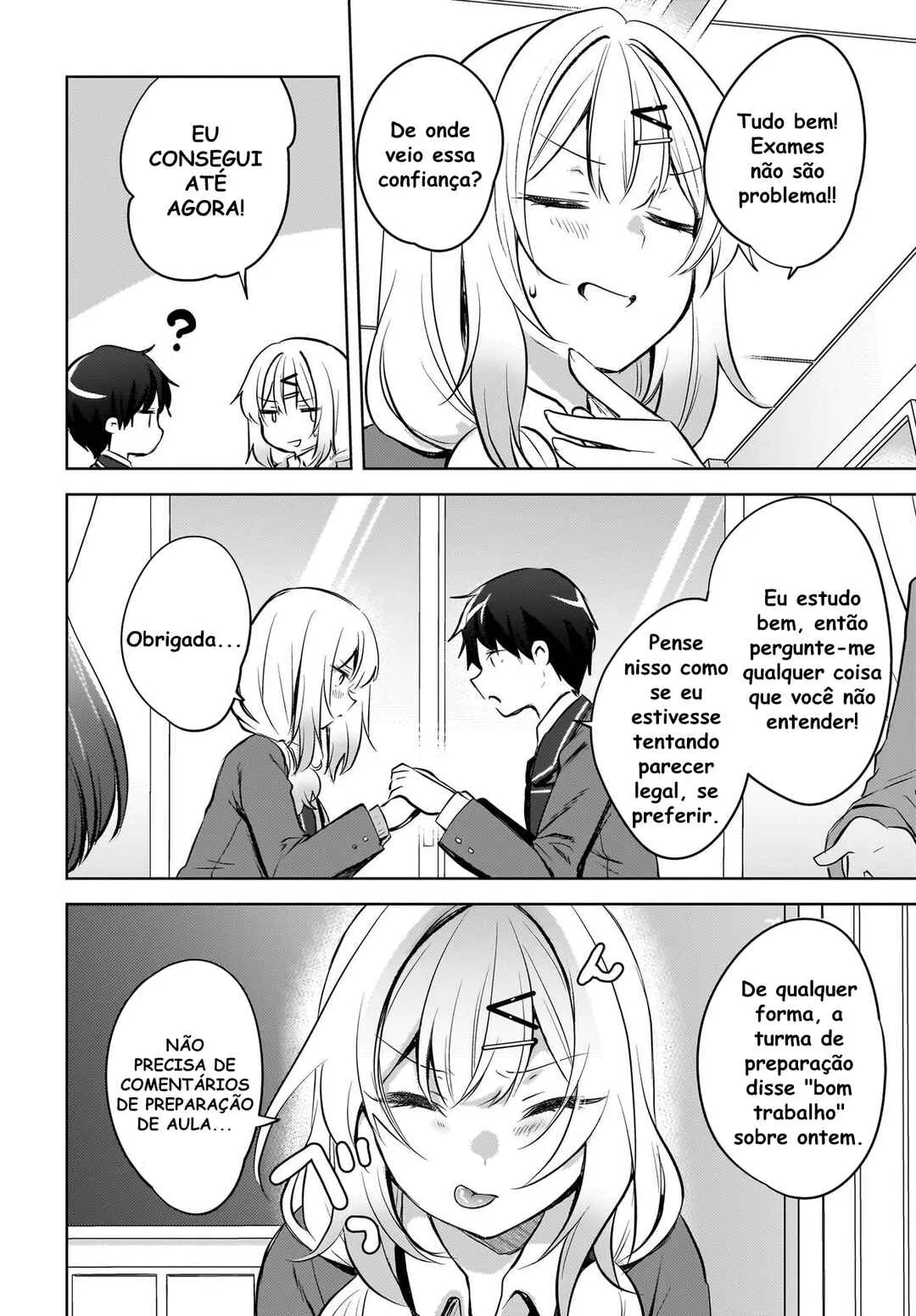 Ushiro no Seki no Gal ni Sukarete Shimatta.: Mou Ore wa Dame kamo Shirenai. — Cap. 15, pág. 17