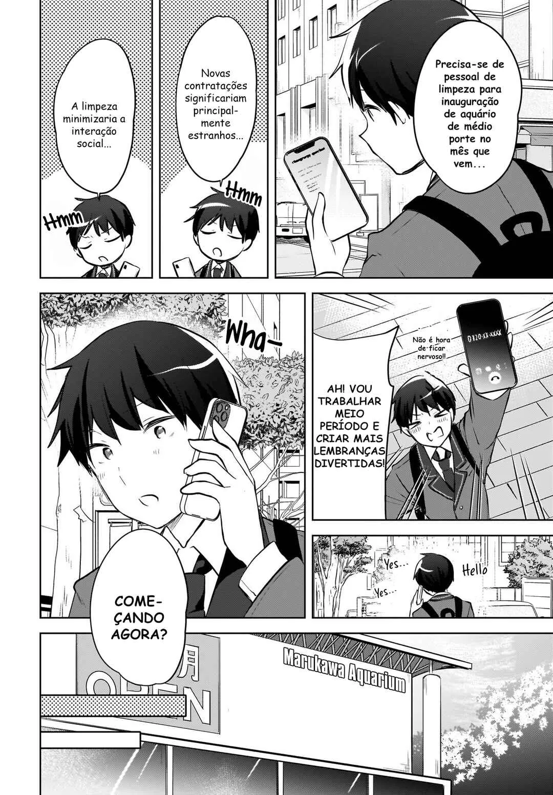 Ushiro no Seki no Gal ni Sukarete Shimatta.: Mou Ore wa Dame kamo Shirenai. — Cap. 15, pág. 19