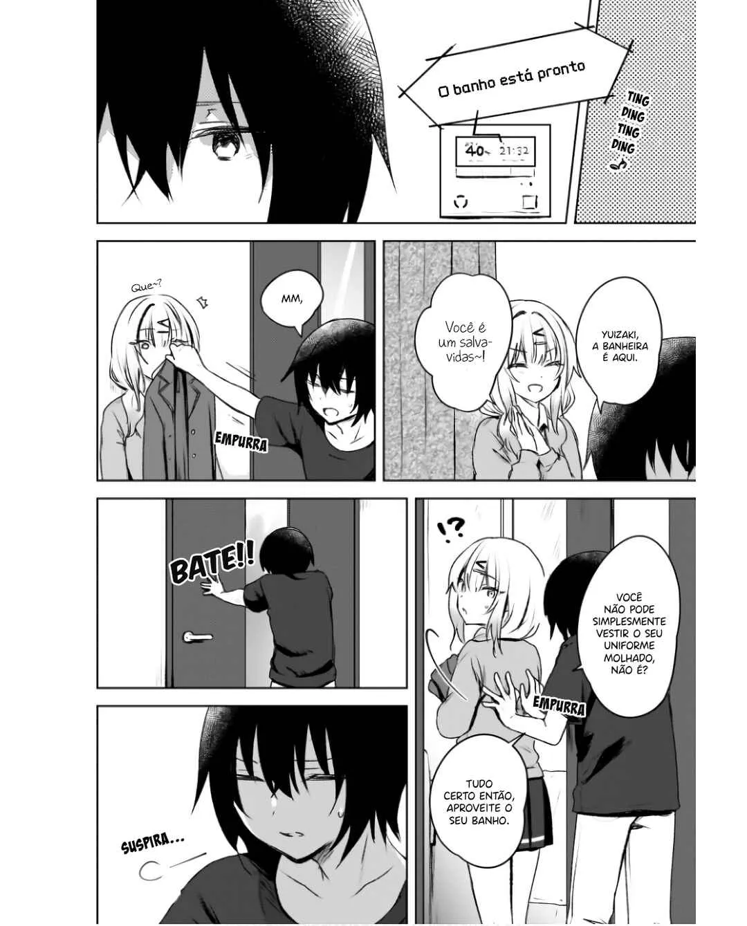 Ushiro no Seki no Gal ni Sukarete Shimatta.: Mou Ore wa Dame kamo Shirenai. — Cap. 2, pág. 4