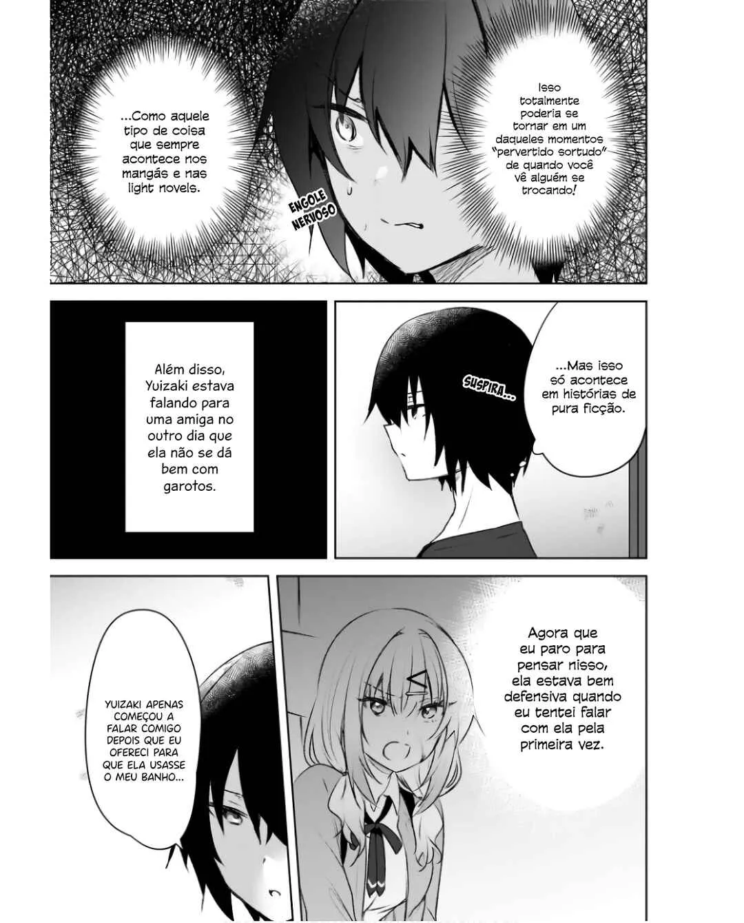 Ushiro no Seki no Gal ni Sukarete Shimatta.: Mou Ore wa Dame kamo Shirenai. — Cap. 2, pág. 7