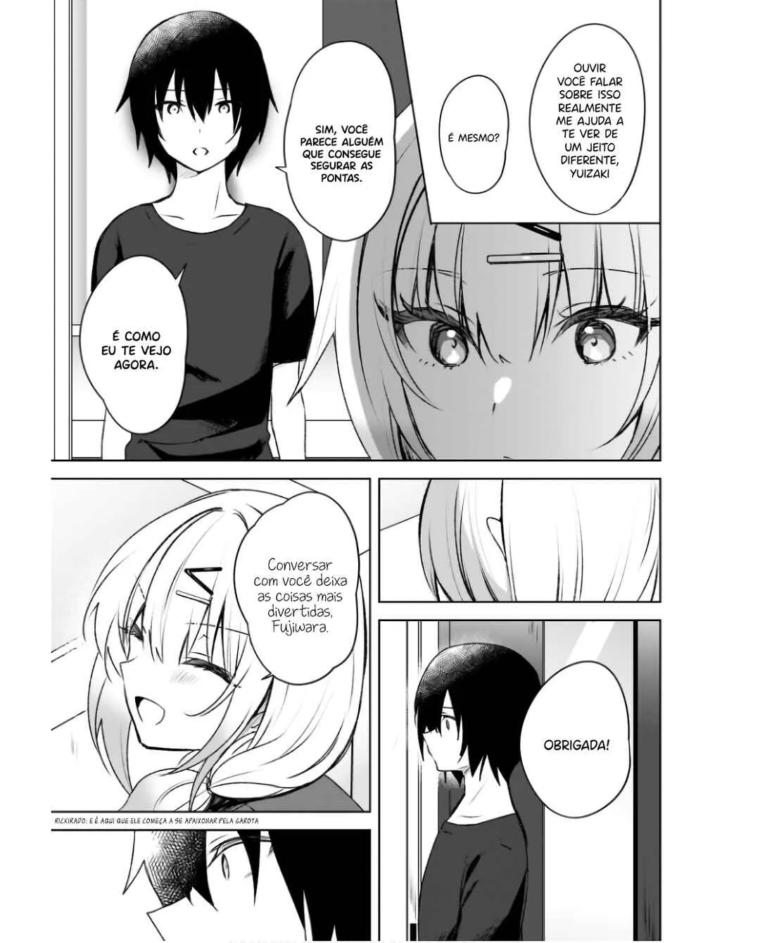Ushiro no Seki no Gal ni Sukarete Shimatta.: Mou Ore wa Dame kamo Shirenai. — Cap. 2, pág. 17