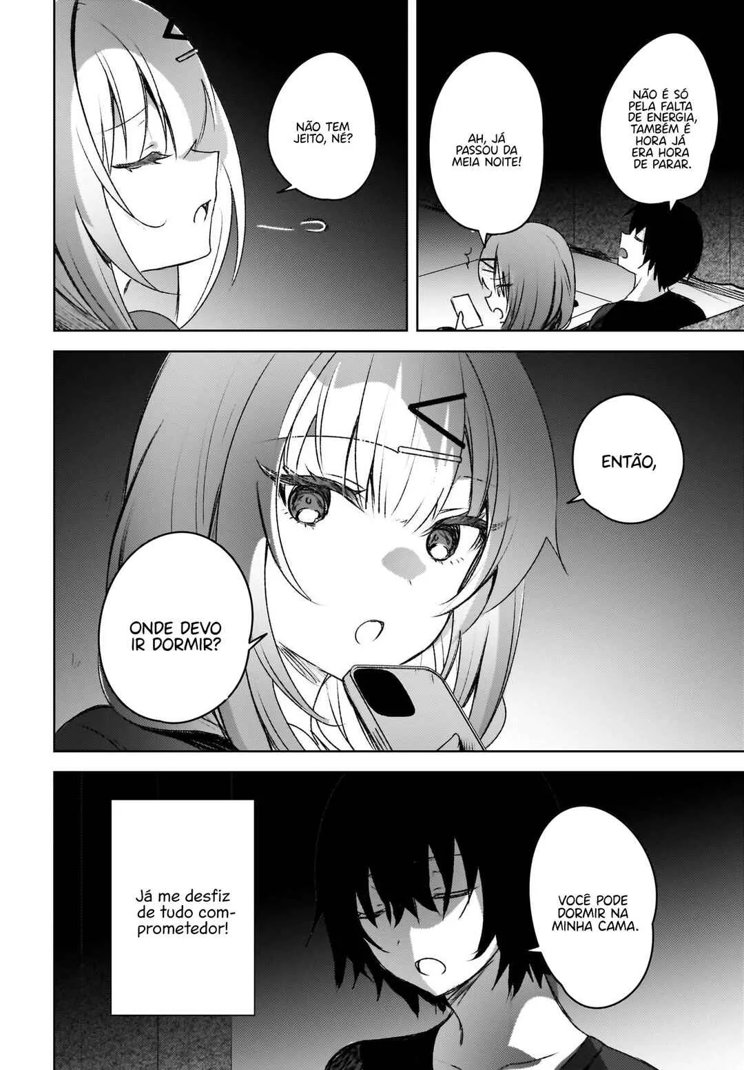 Ushiro no Seki no Gal ni Sukarete Shimatta.: Mou Ore wa Dame kamo Shirenai. — Cap. 3, pág. 5