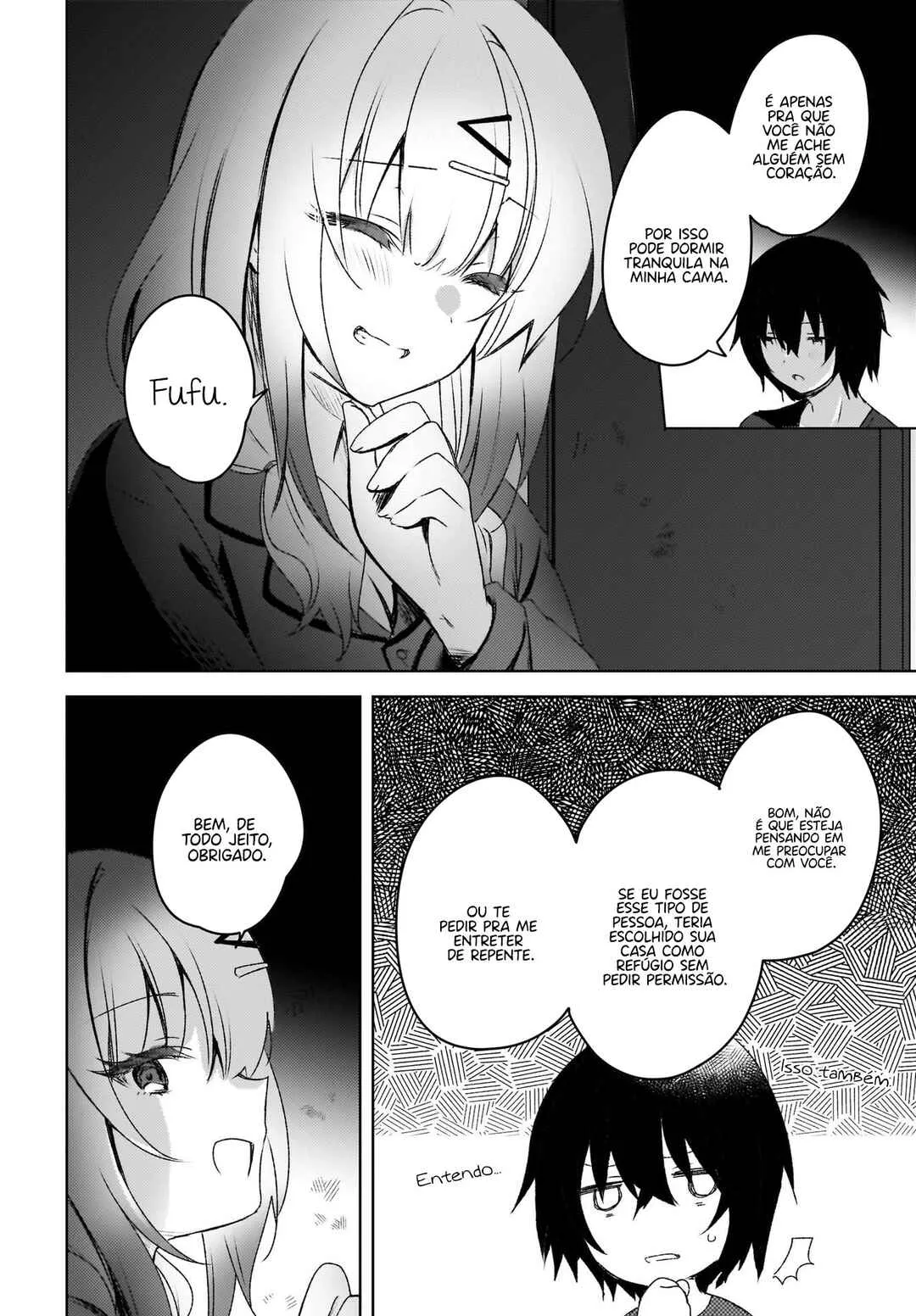 Ushiro no Seki no Gal ni Sukarete Shimatta.: Mou Ore wa Dame kamo Shirenai. — Cap. 3, pág. 7