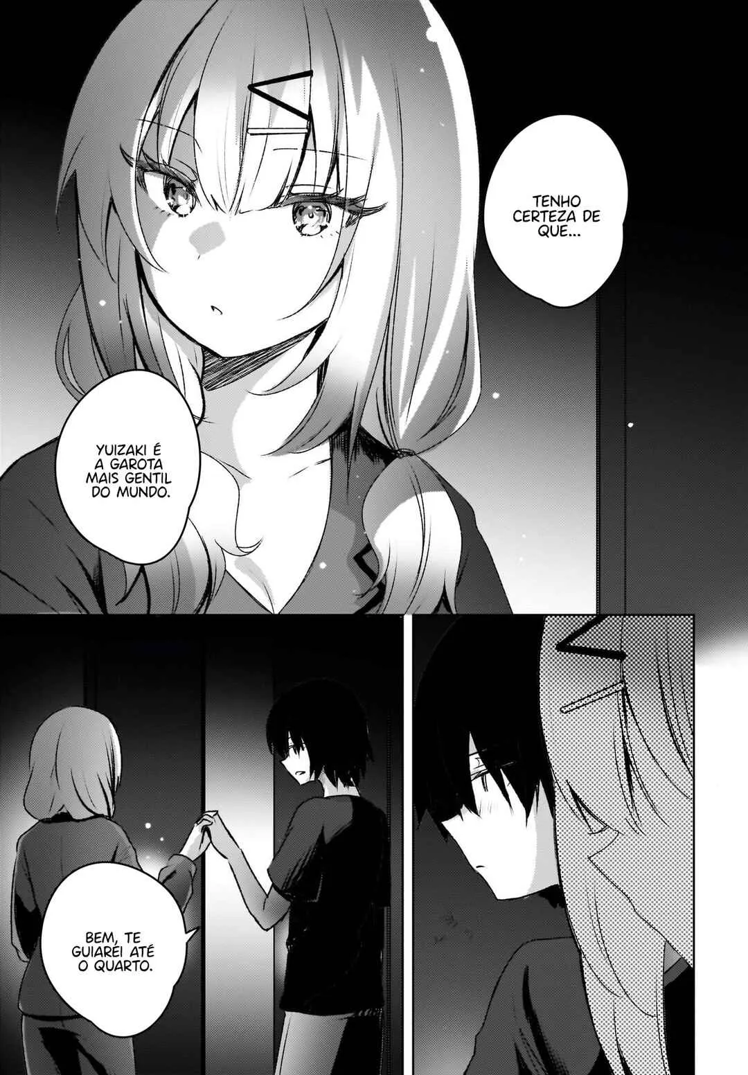 Ushiro no Seki no Gal ni Sukarete Shimatta.: Mou Ore wa Dame kamo Shirenai. — Cap. 3, pág. 12