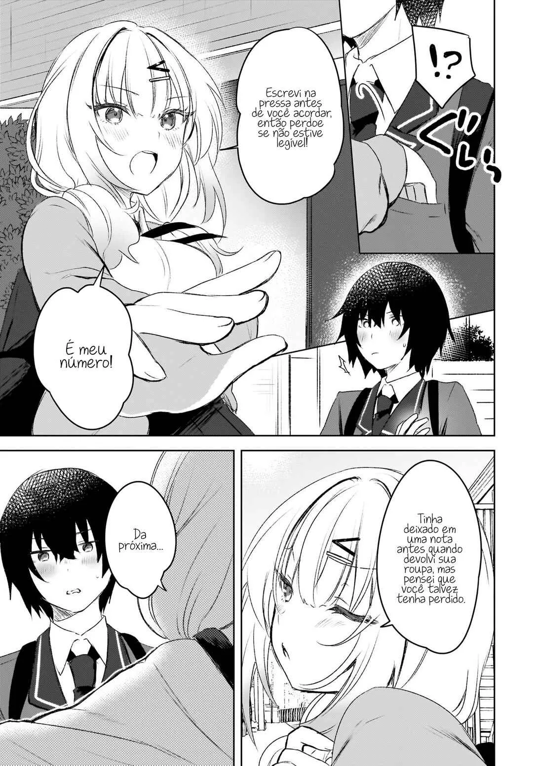 Ushiro no Seki no Gal ni Sukarete Shimatta.: Mou Ore wa Dame kamo Shirenai. — Cap. 3, pág. 22