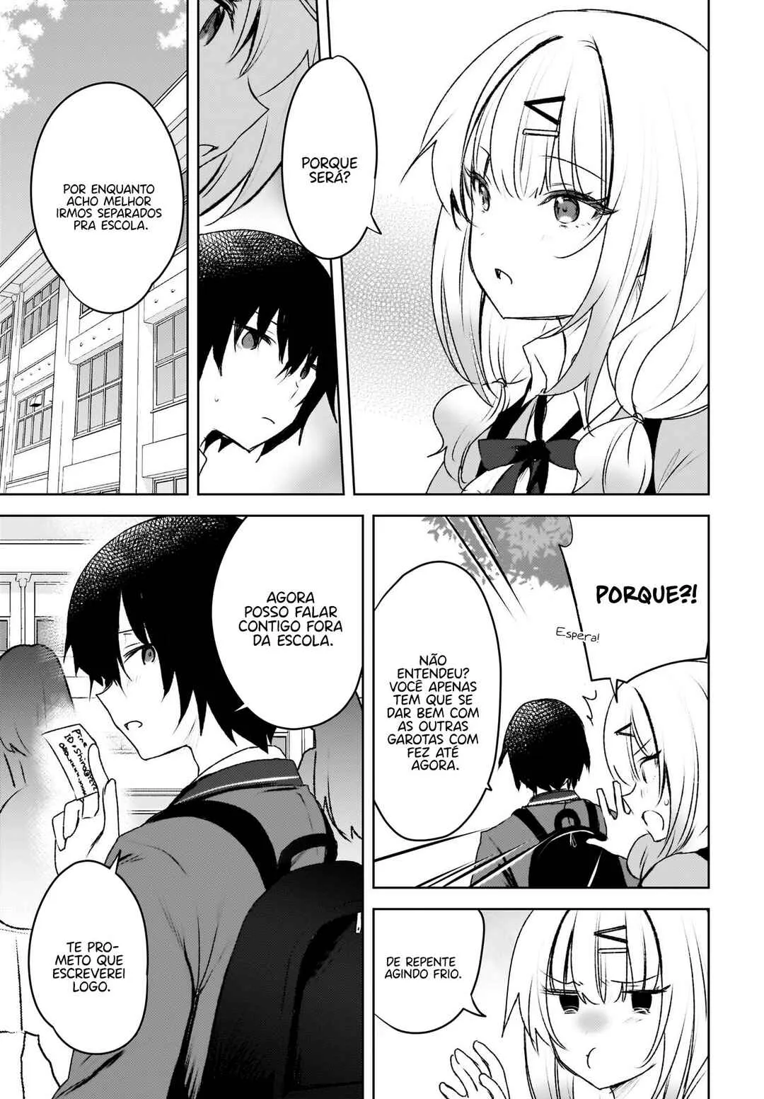 Ushiro no Seki no Gal ni Sukarete Shimatta.: Mou Ore wa Dame kamo Shirenai. — Cap. 3, pág. 26