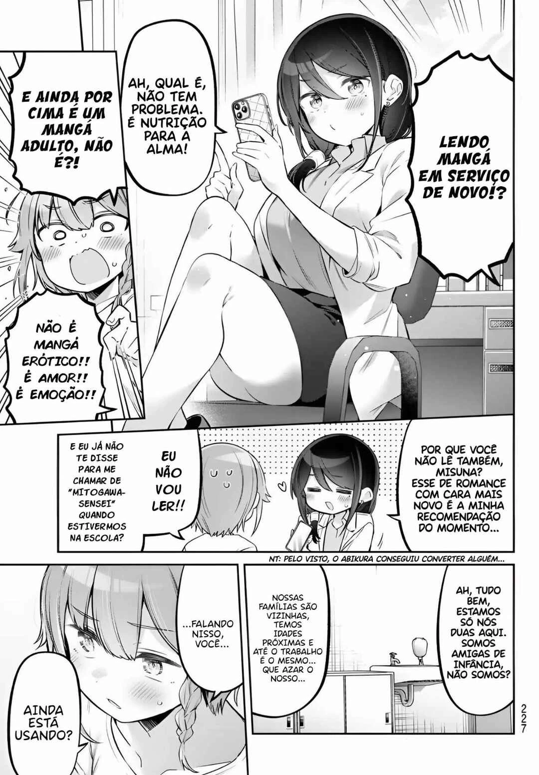 Yowa Yowa Sensei — Cap. 166, pág. 3