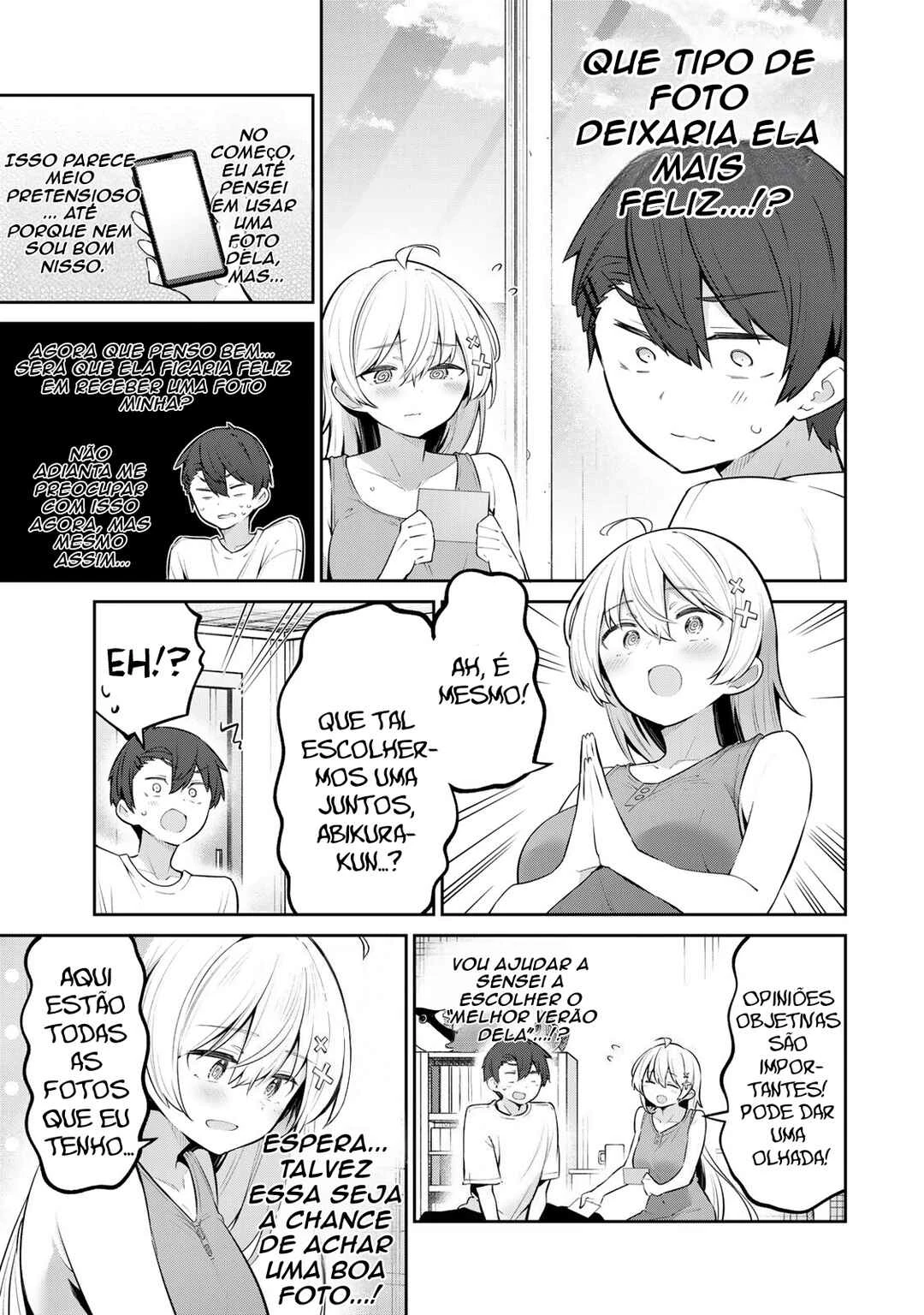Yowa Yowa Sensei — Cap. 43, pág. 3