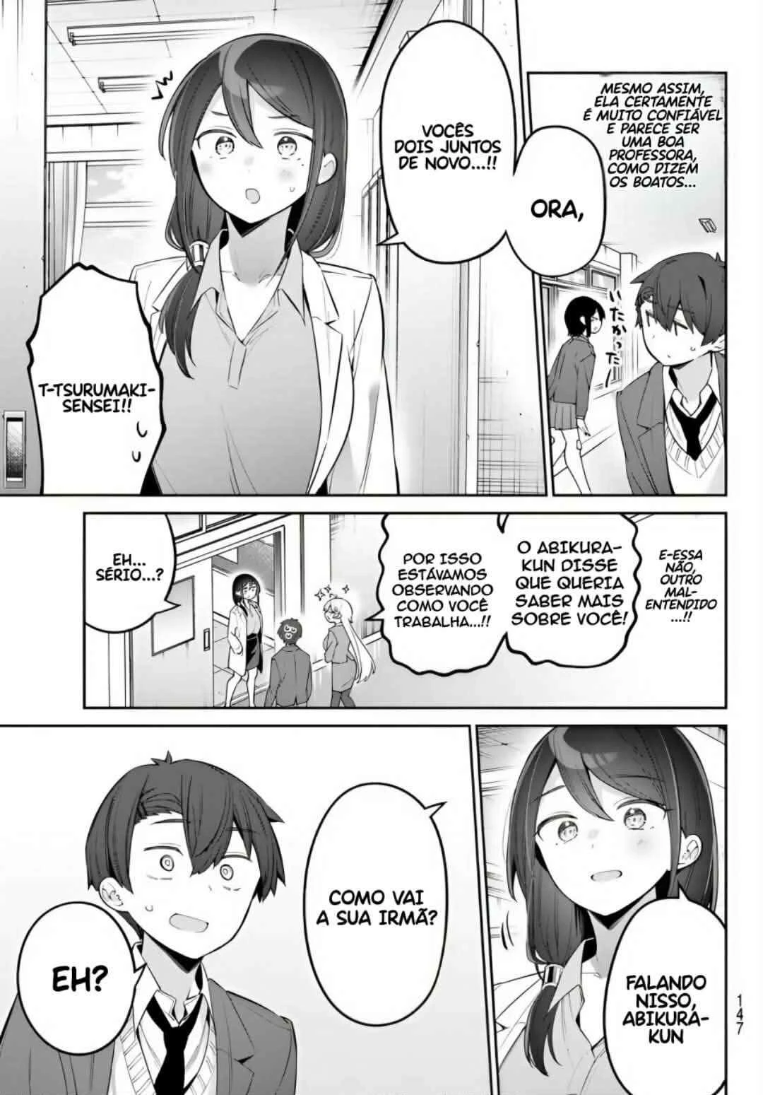 Yowa Yowa Sensei — Cap. 71, pág. 3